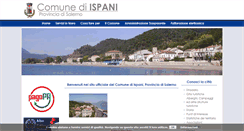 Desktop Screenshot of comune.ispani.sa.it